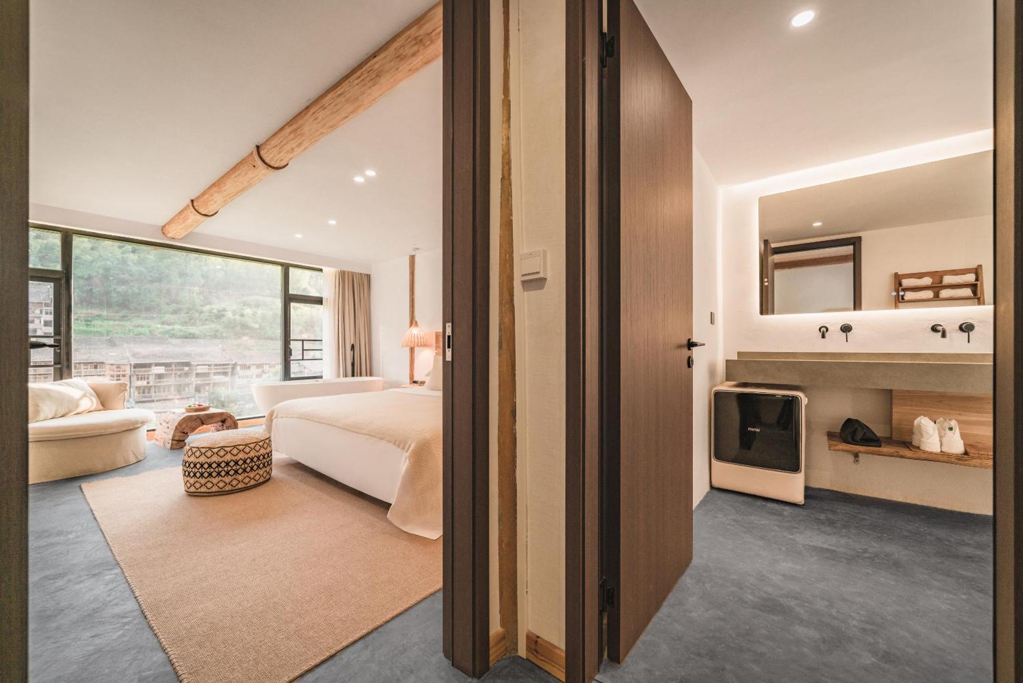 ליפינג 肇兴溪舍山堂 Creekside Inn מראה חיצוני תמונה