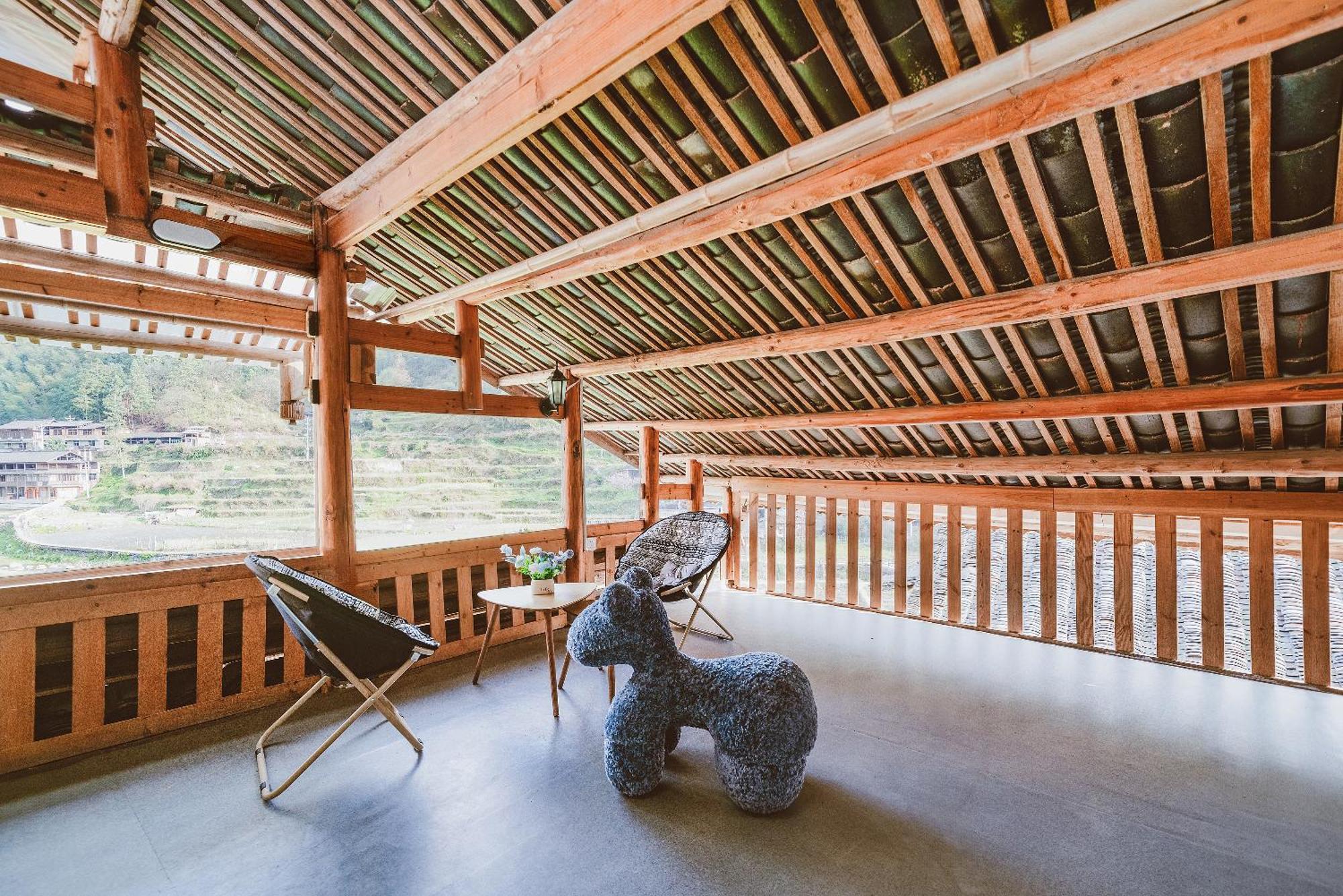 ליפינג 肇兴溪舍山堂 Creekside Inn מראה חיצוני תמונה